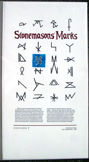 Stonemasons' Marks broadside