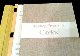 Reading Emerson's 'Circles' book